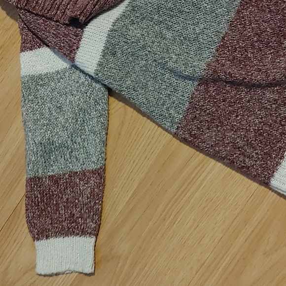 Silver Jeans Cozy Striped Sweater Sz 4 - Picture 3 of 8